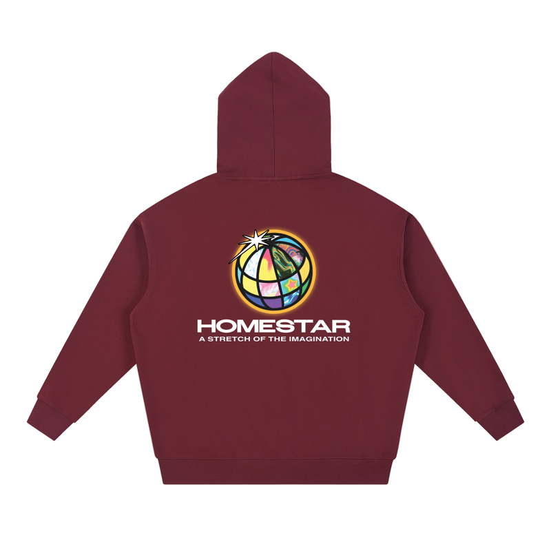 IMAGINATION HOODIE — Dull Red