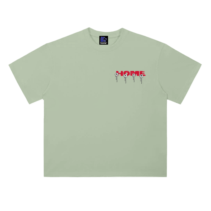 INDUSTRY TEE WHITE — Gray Green