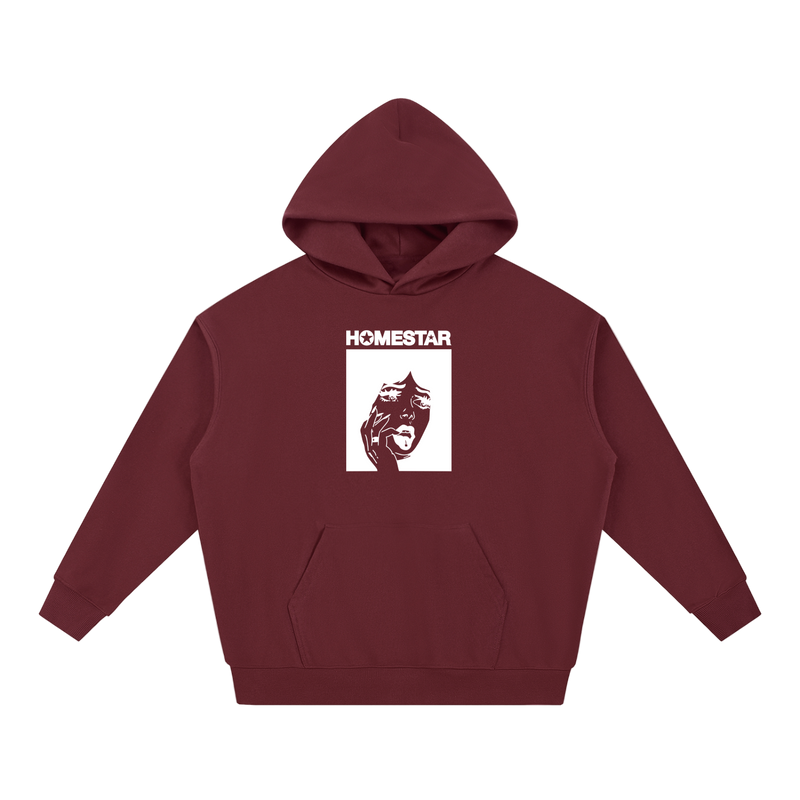 LUCY HOODIE — Dull Red