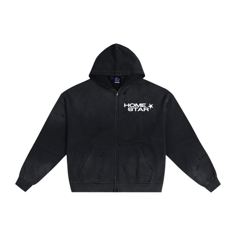 Imagination Zip Up — Black