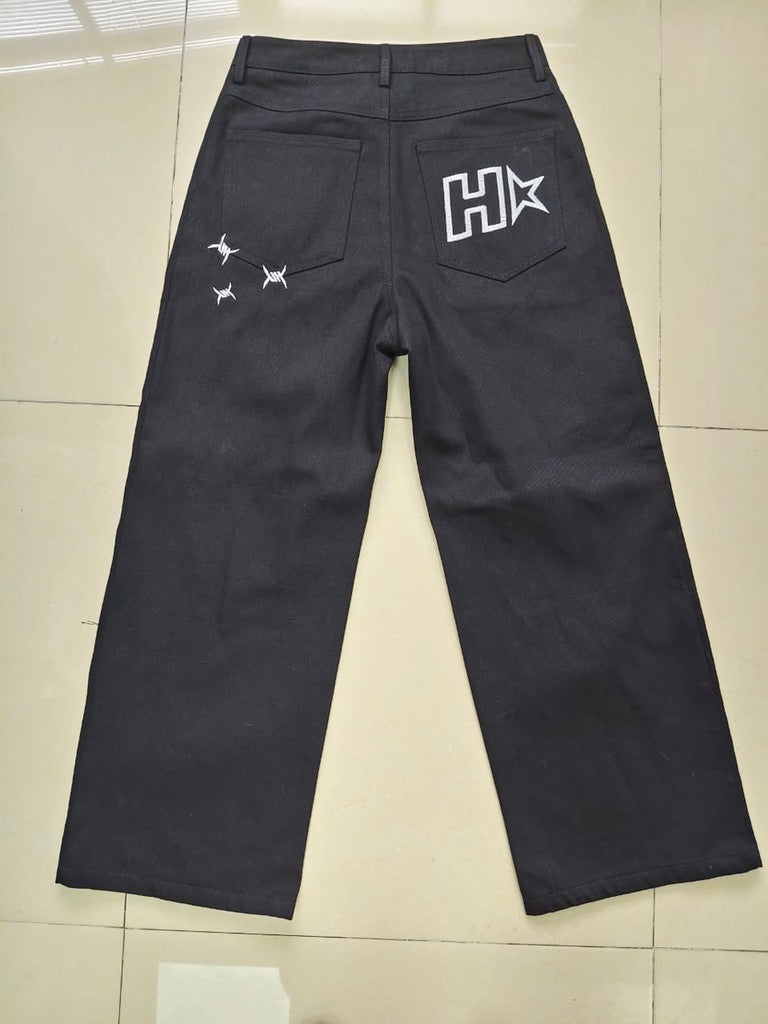Unwashed finish — back view